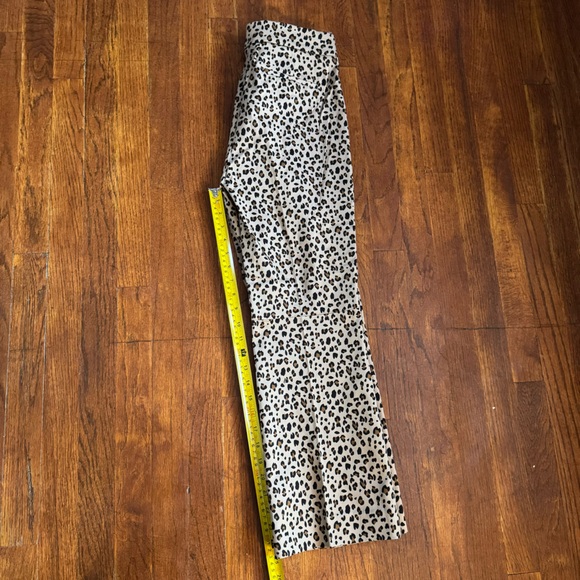 J Crew straightt leg leopards print trousersrs - Picture 3 of 6